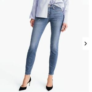 J.Crew 8" toothpick jean in Bryson Wash - Like New